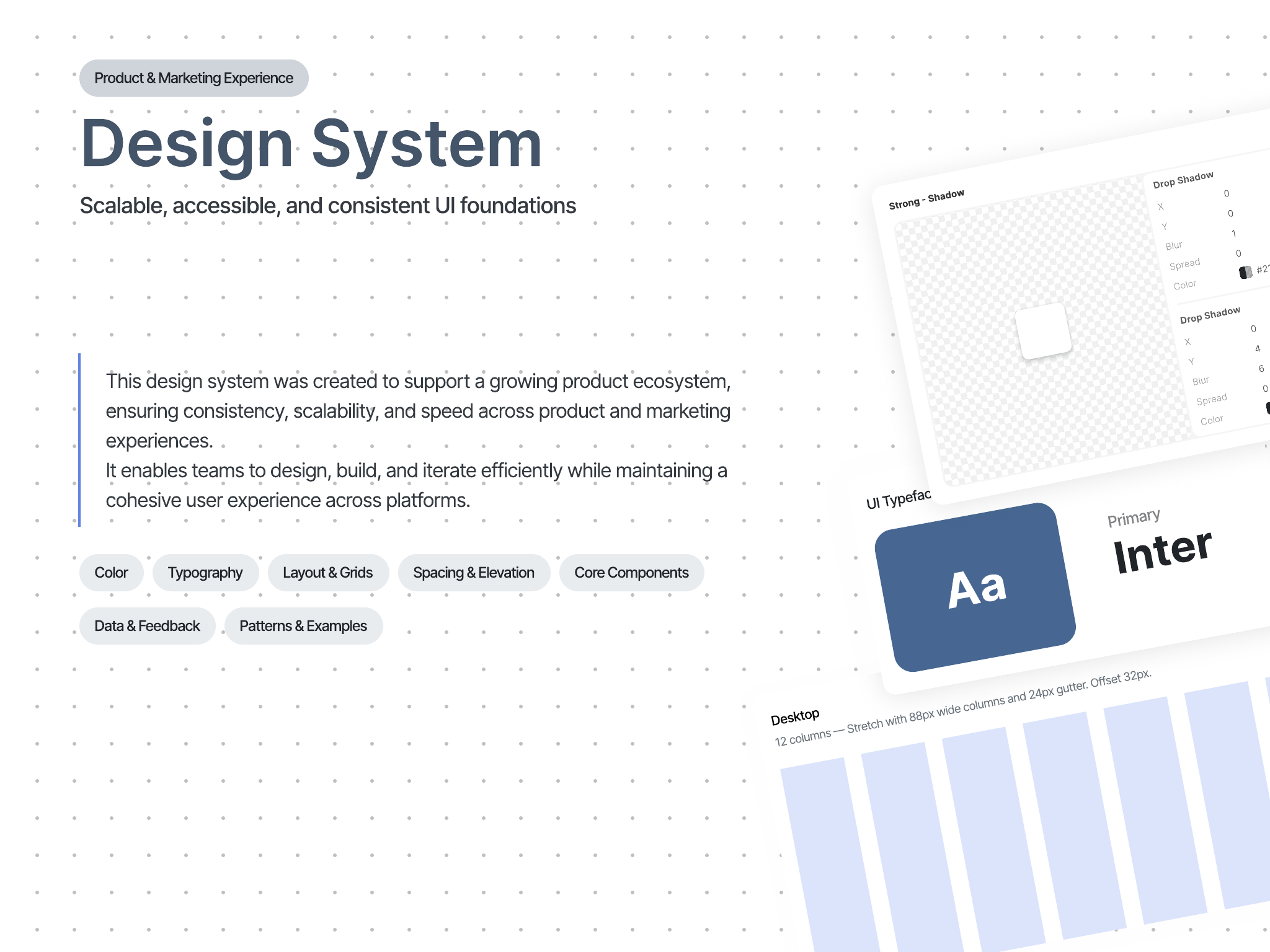 Design System case study cover