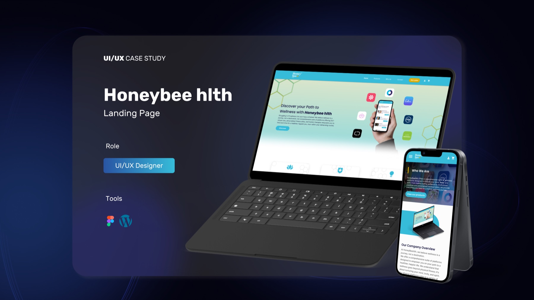 Honeybee Health landing page case study cover