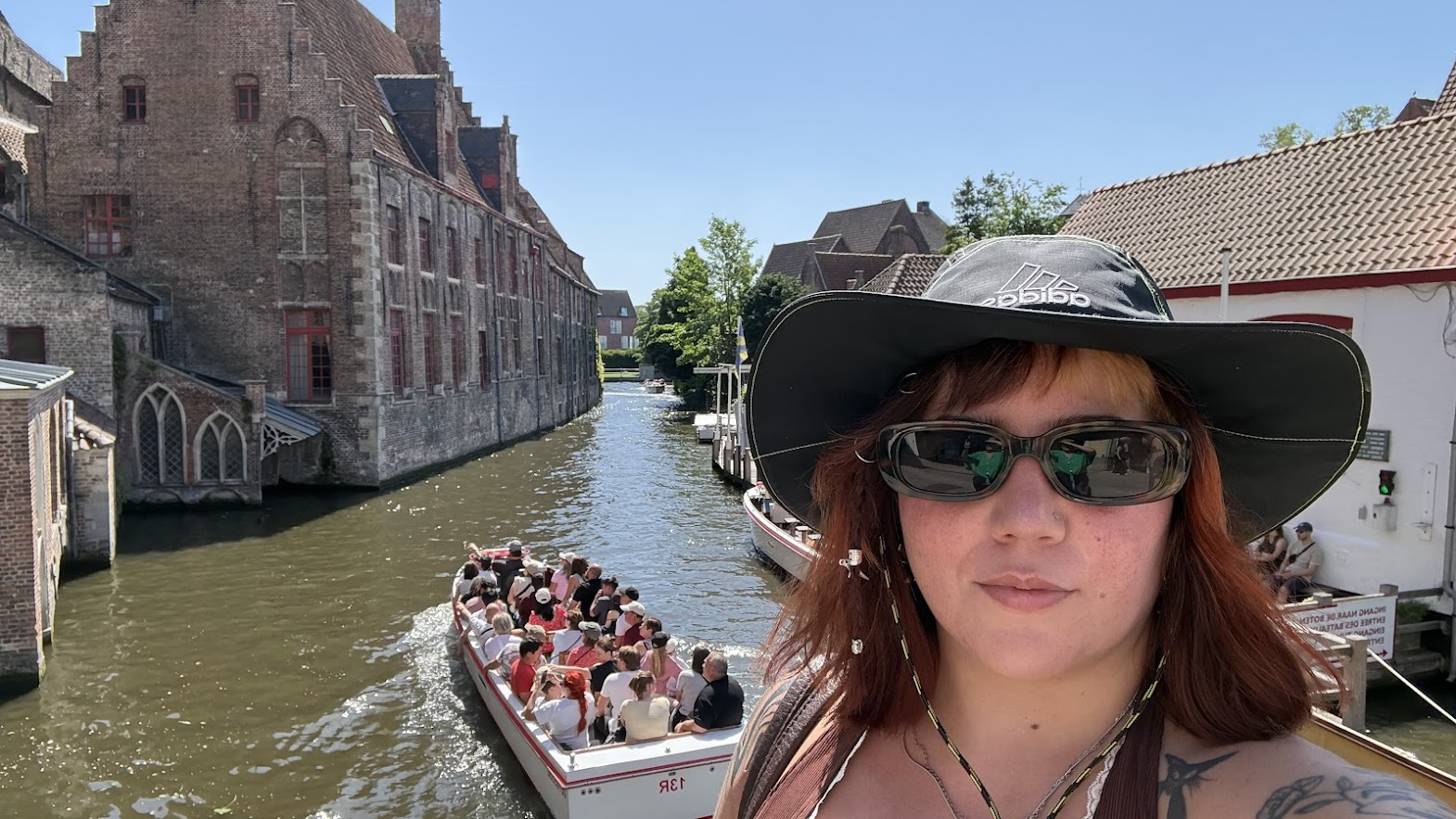 Irene Porro traveling in Europe