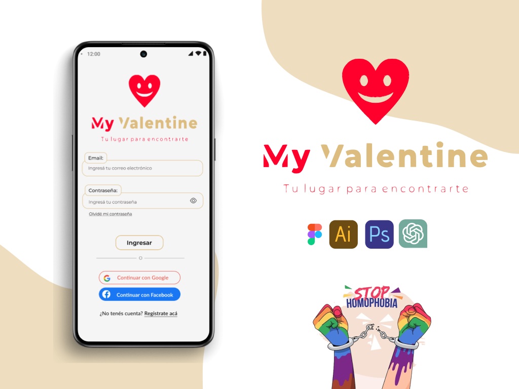 My Valentine privacy-focused dating app concept cover