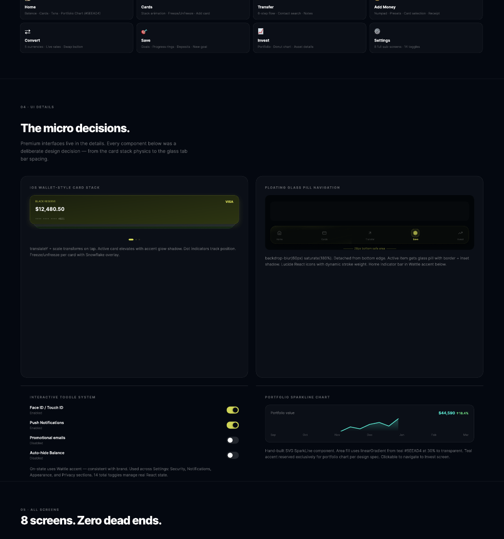 WattlePay connected product flows and interface decisions